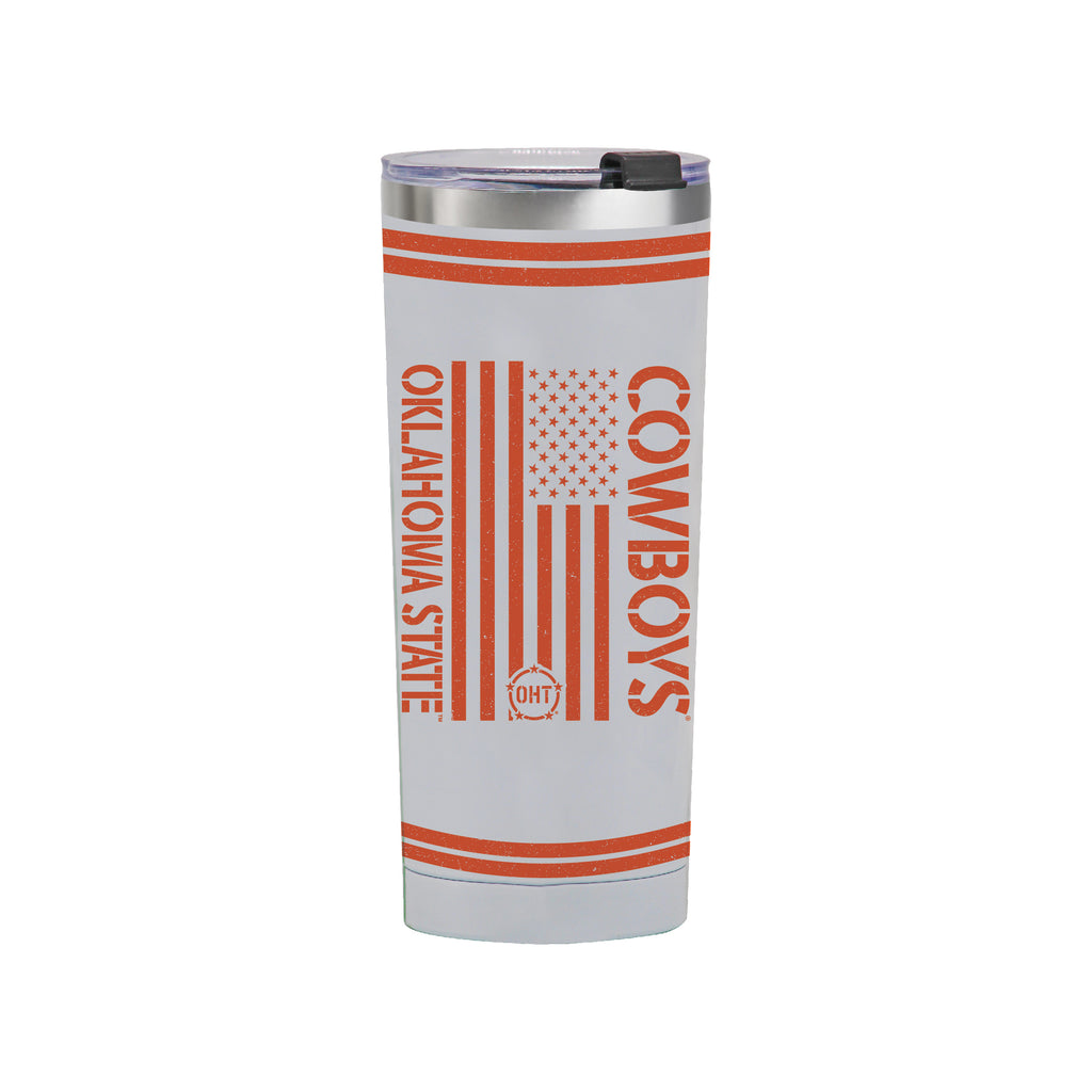 24oz Oklahoma State Cowboys OHT TC Flag Tumbler