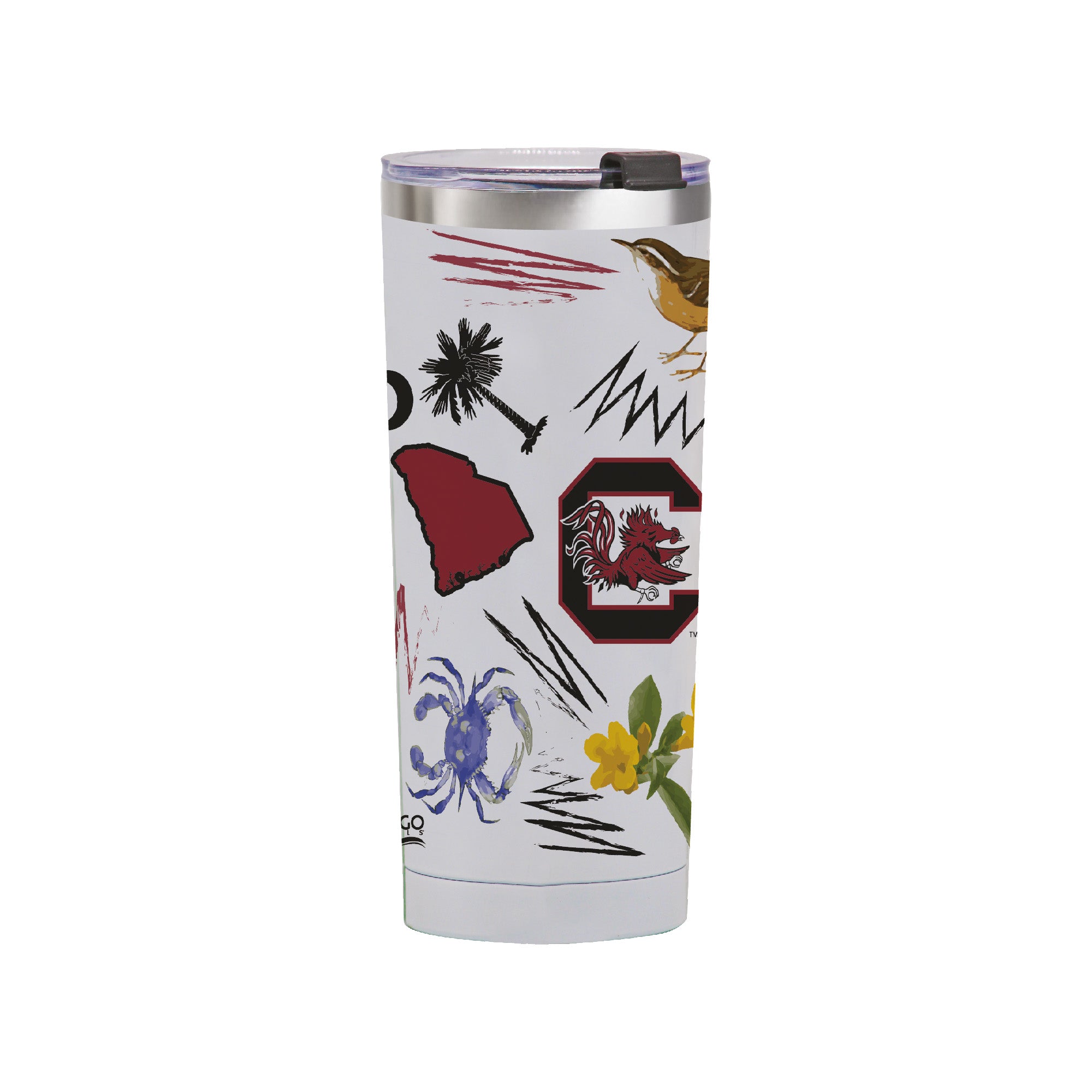 South Carolina Gamecocks 24oz Local Stainless Steel Tumbler