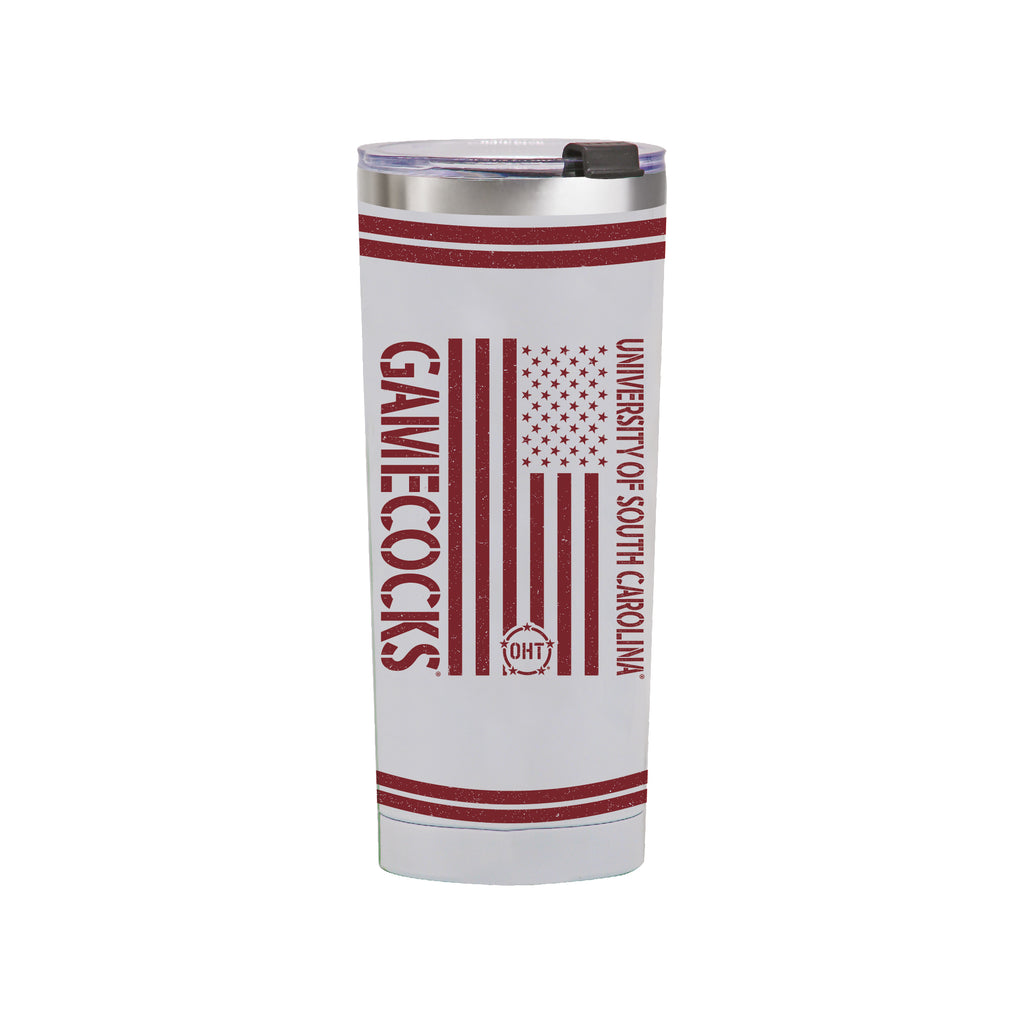 24oz South Carolina Gamecocks OHT TC Flag Tumbler