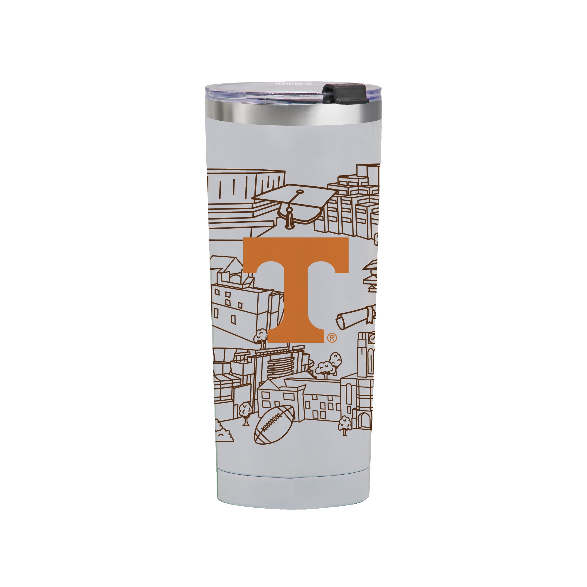Tennessee Volunteers 24oz Campus Line Art Tumbler