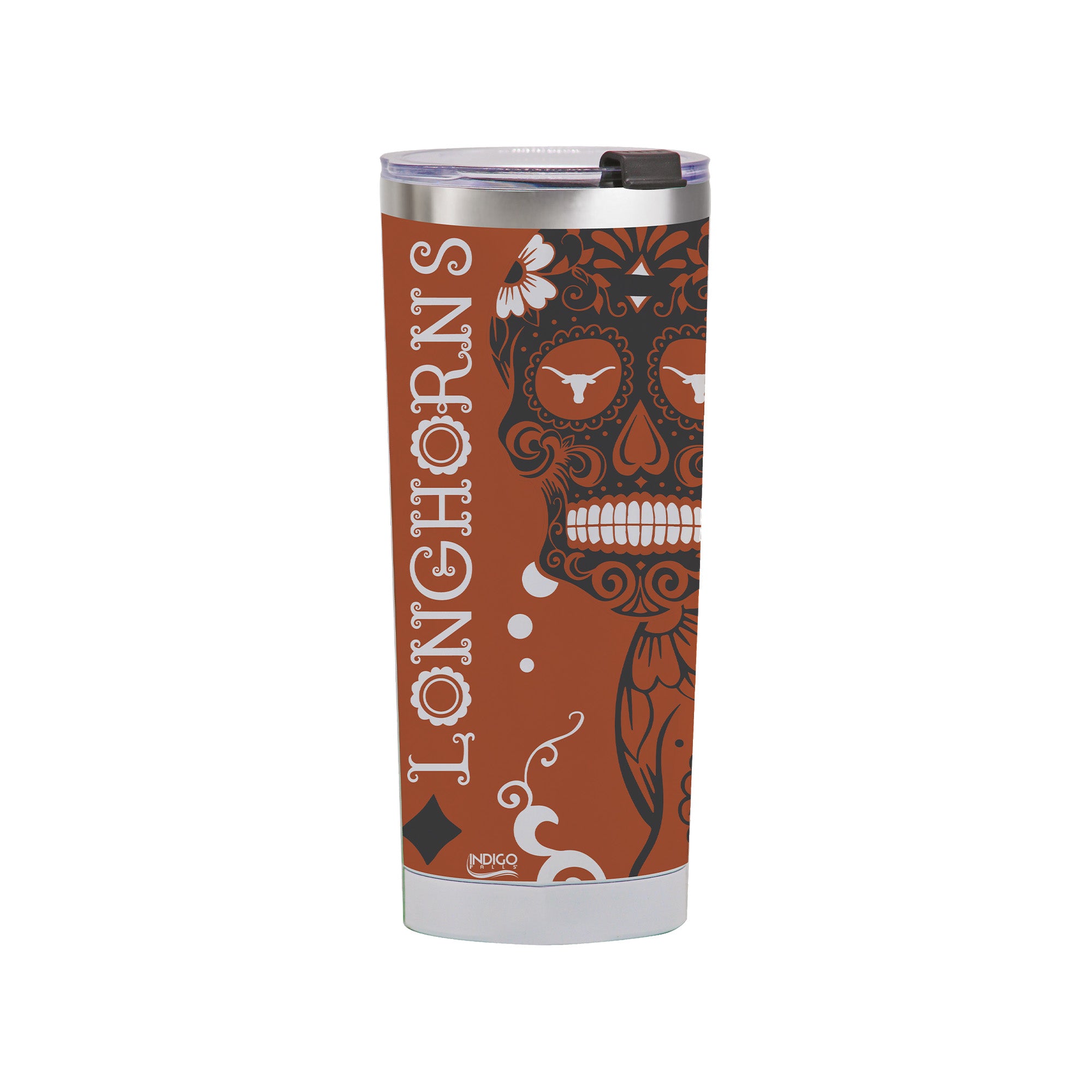 Texas Longhorns 24oz Dia de los Muertos Tumbler