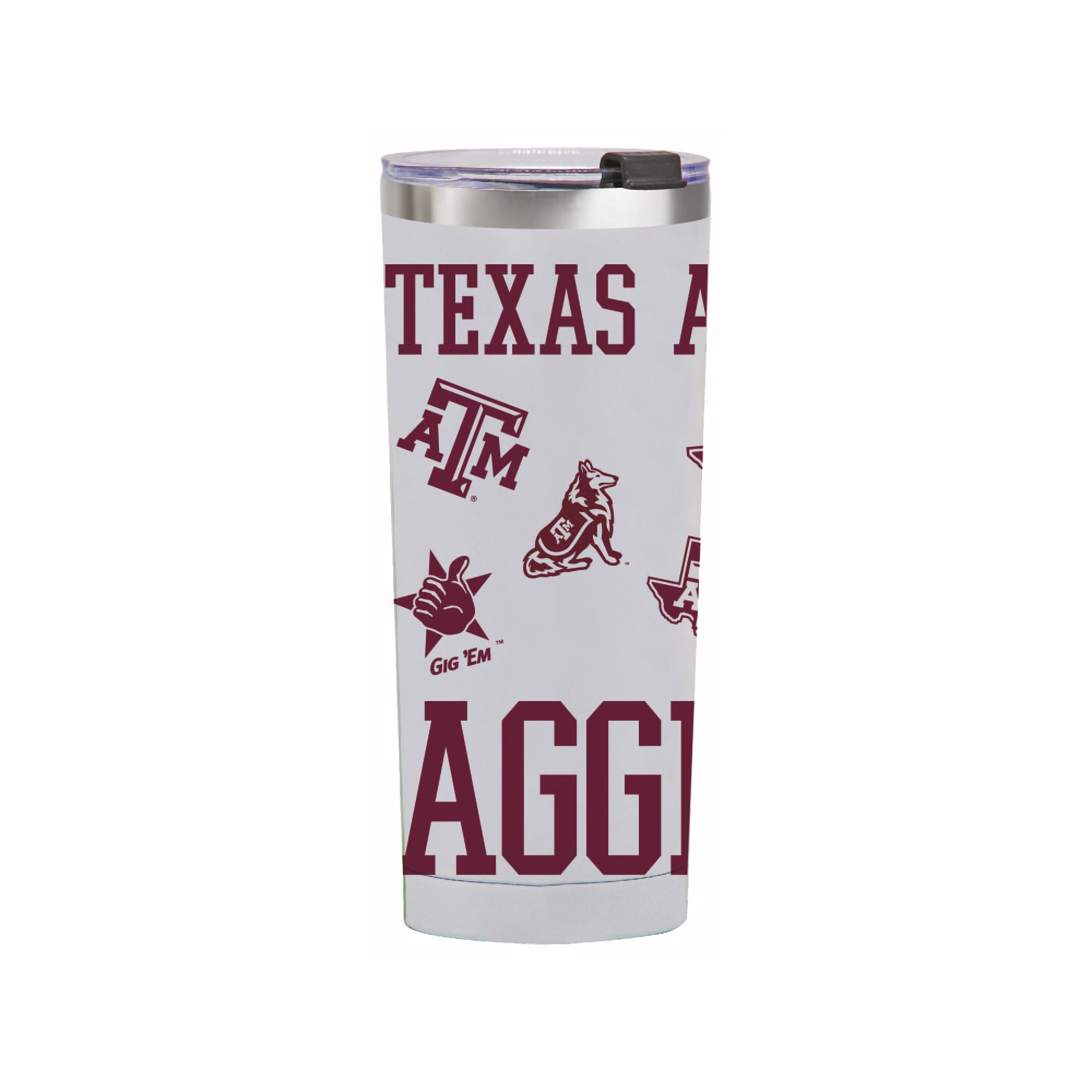 24oz Texas A&M Aggies Medley Stainless Steel Tumbler