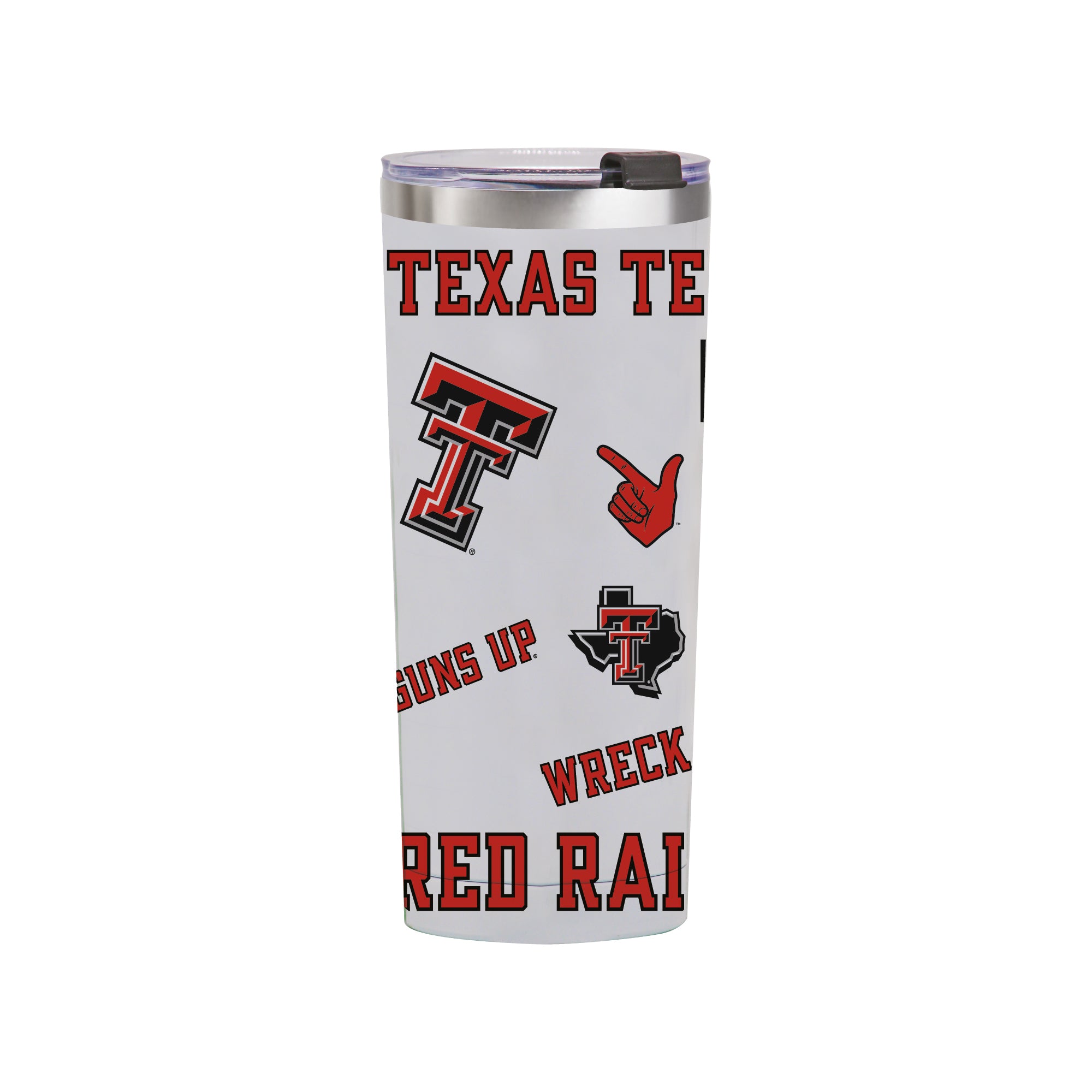 24oz Texas Tech Red Raiders Medley Stainless Steel Tumbler