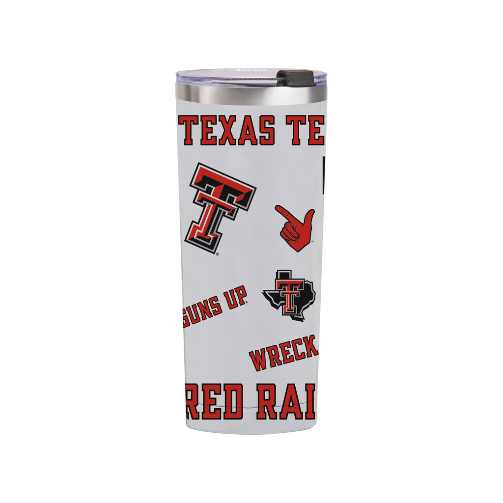 24oz Texas Tech Red Raiders Medley Stainless Steel Tumbler