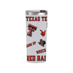 24oz Texas Tech Red Raiders Medley Stainless Steel Tumbler