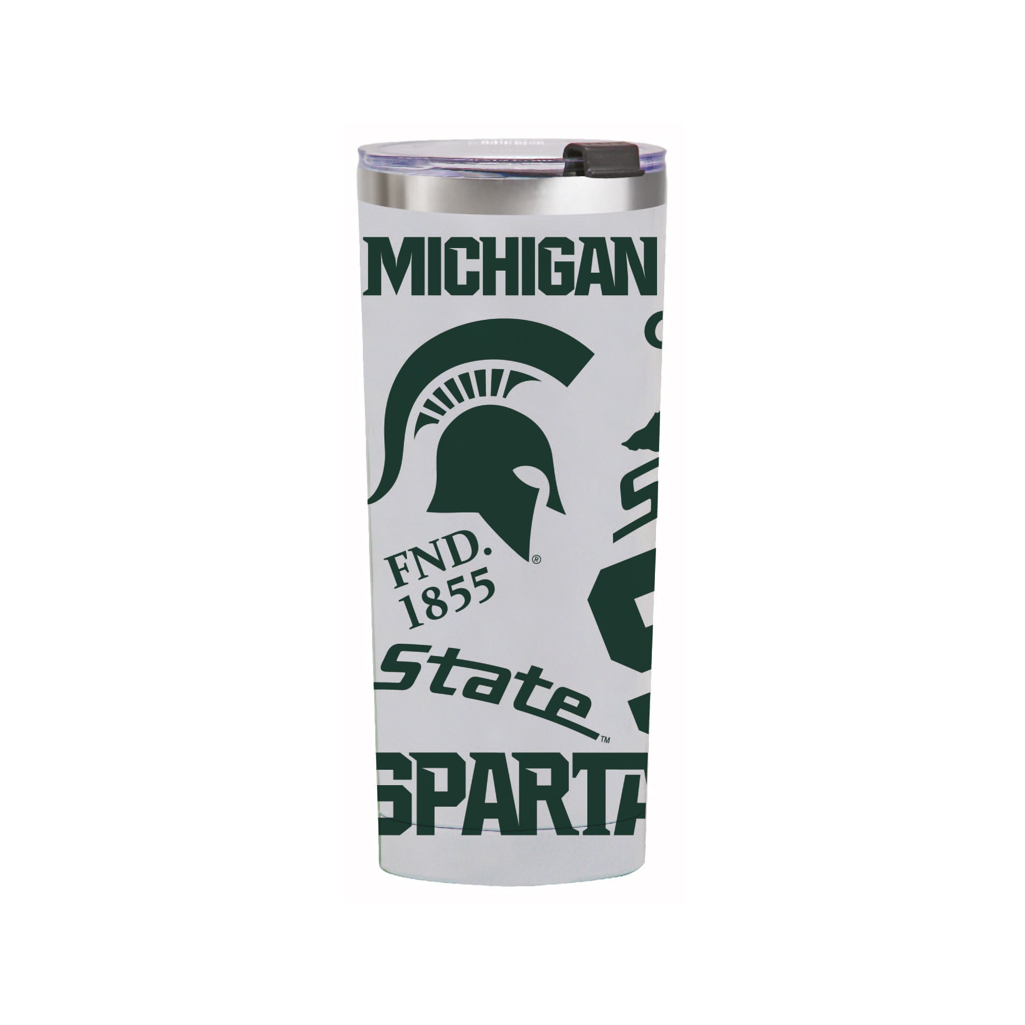 24oz Michigan State Spartans Medley Stainless Steel Tumbler