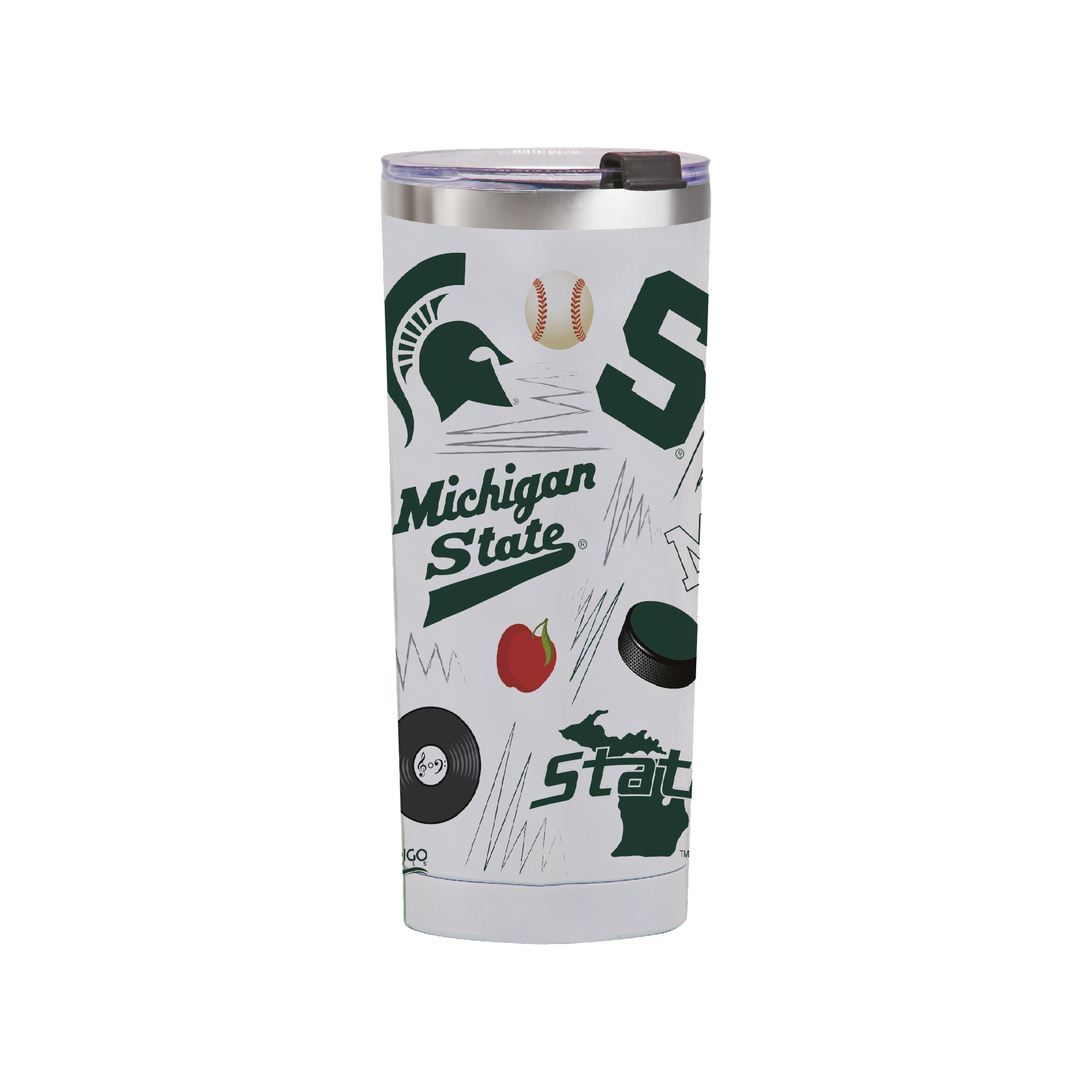 Michigan State Spartans 24oz Local Stainless Steel Tumbler