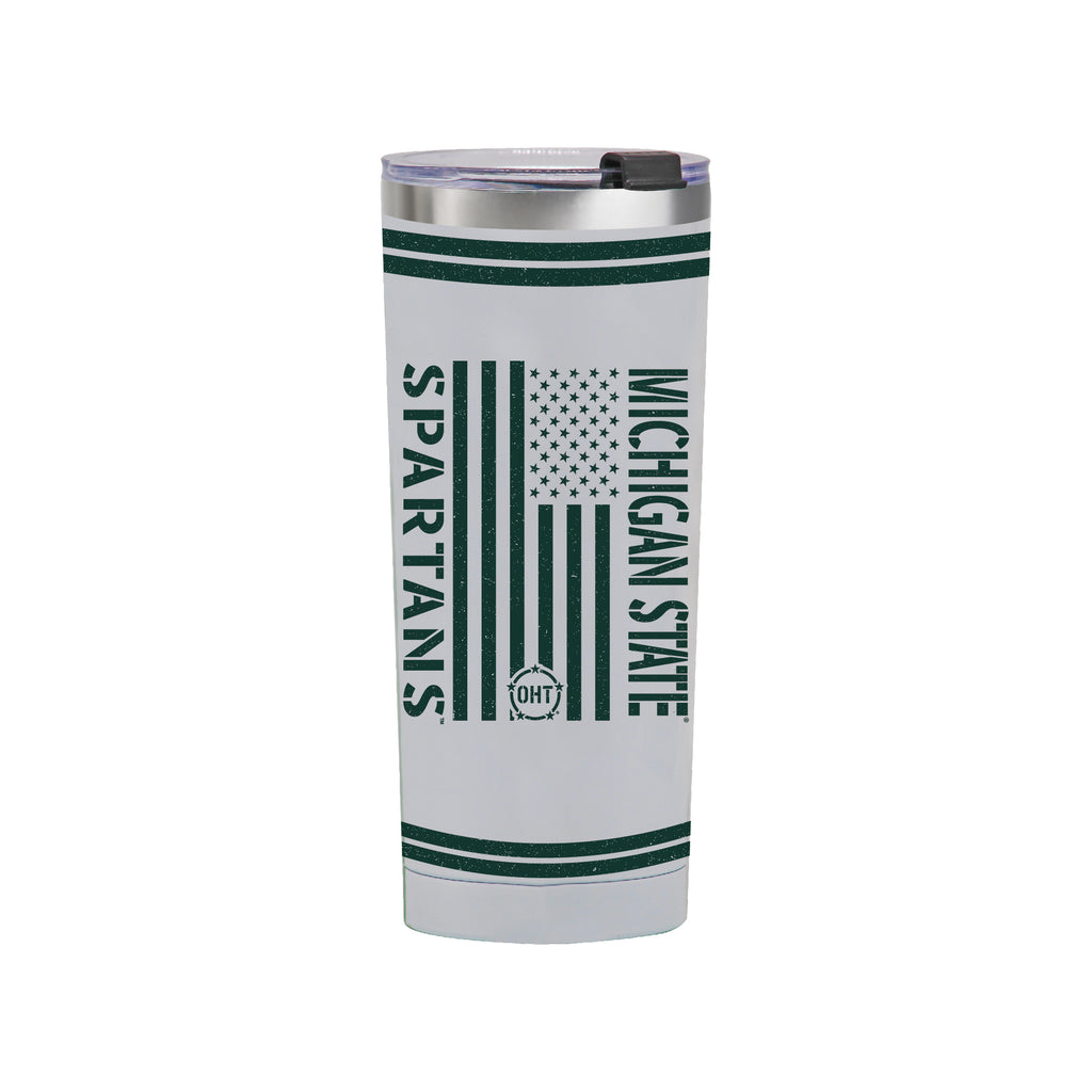 24oz Michigan State Spartans OHT TC Flag Tumbler