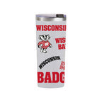 24oz Wisconsin Badgers Medley Stainless Steel Tumbler