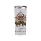 24oz Wisconsin Badgers Laura Wilcox University Collection Stainless Tumbler