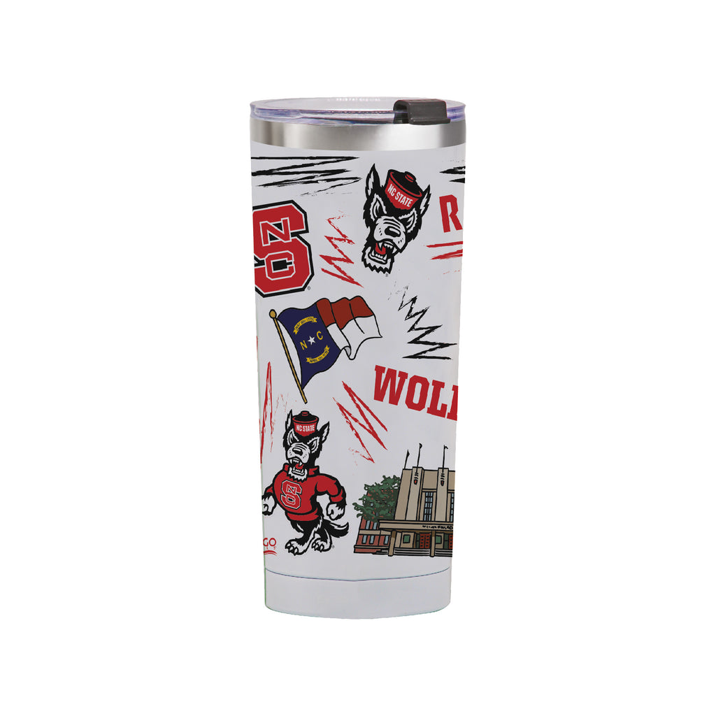 NC State Wolfpack 24oz Local Stainless Steel Tumbler