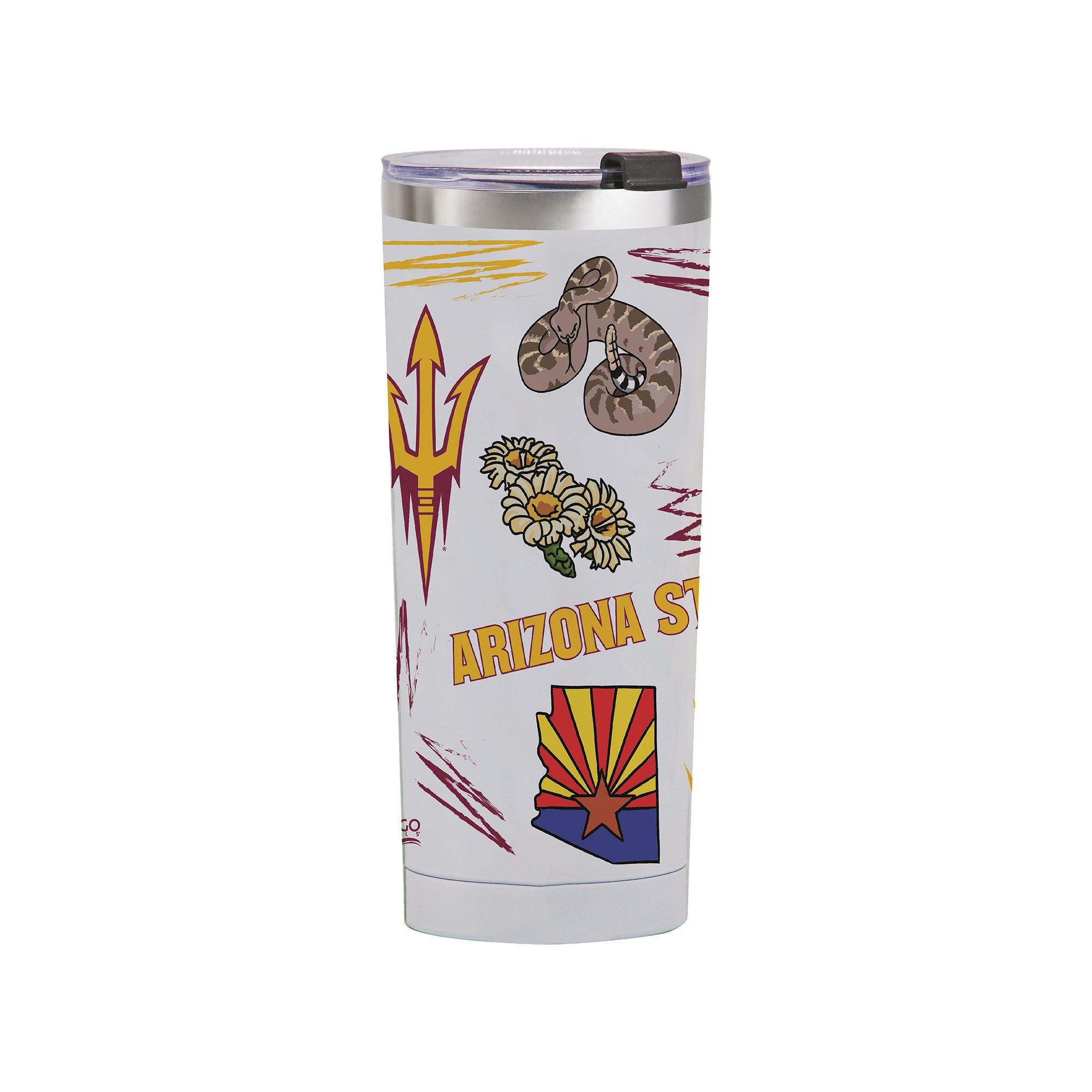 Arizona State Sun Devils 24oz Local Stainless Steel Tumbler