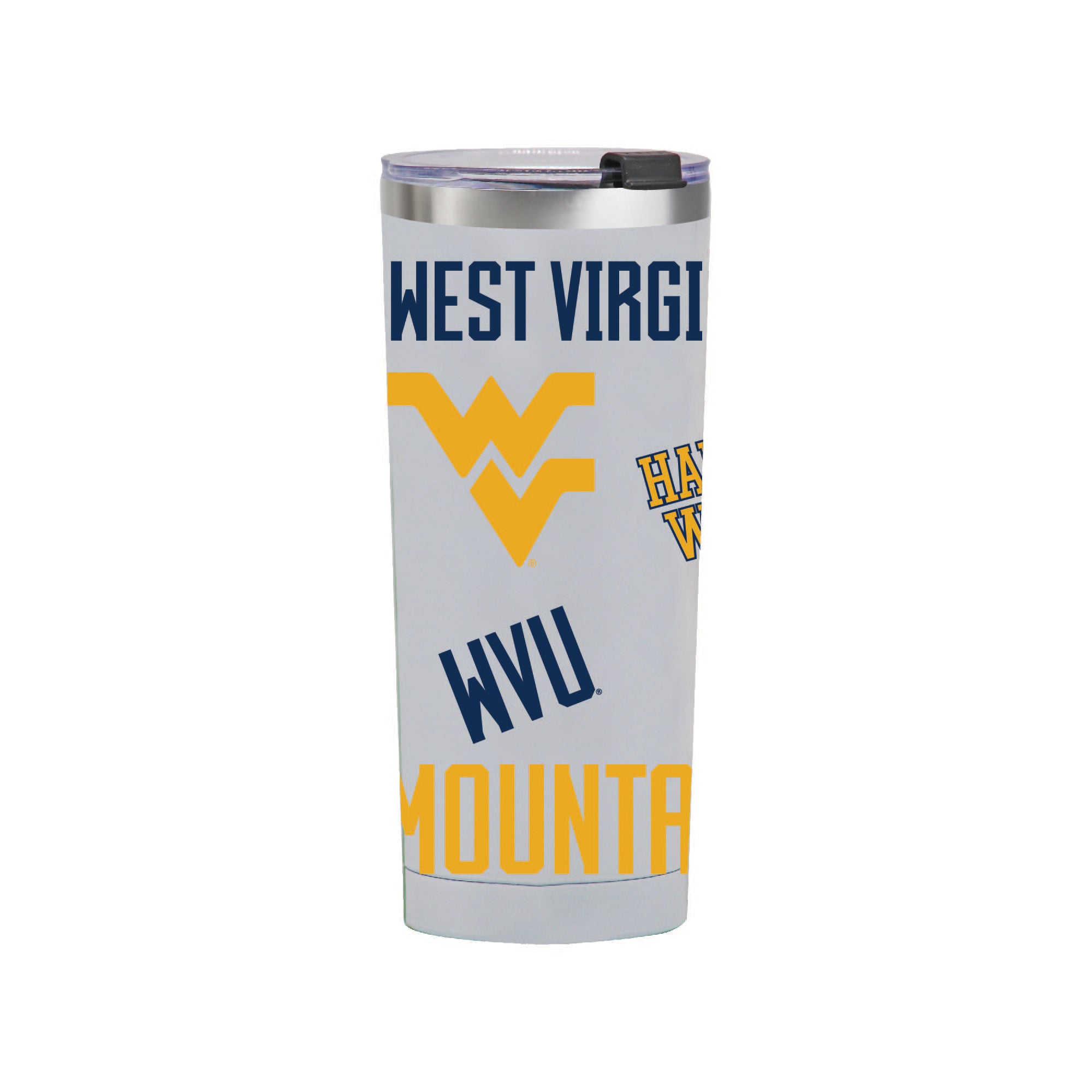 24oz West Virginia Mountaineers Medley Stainless Steel Tumbler