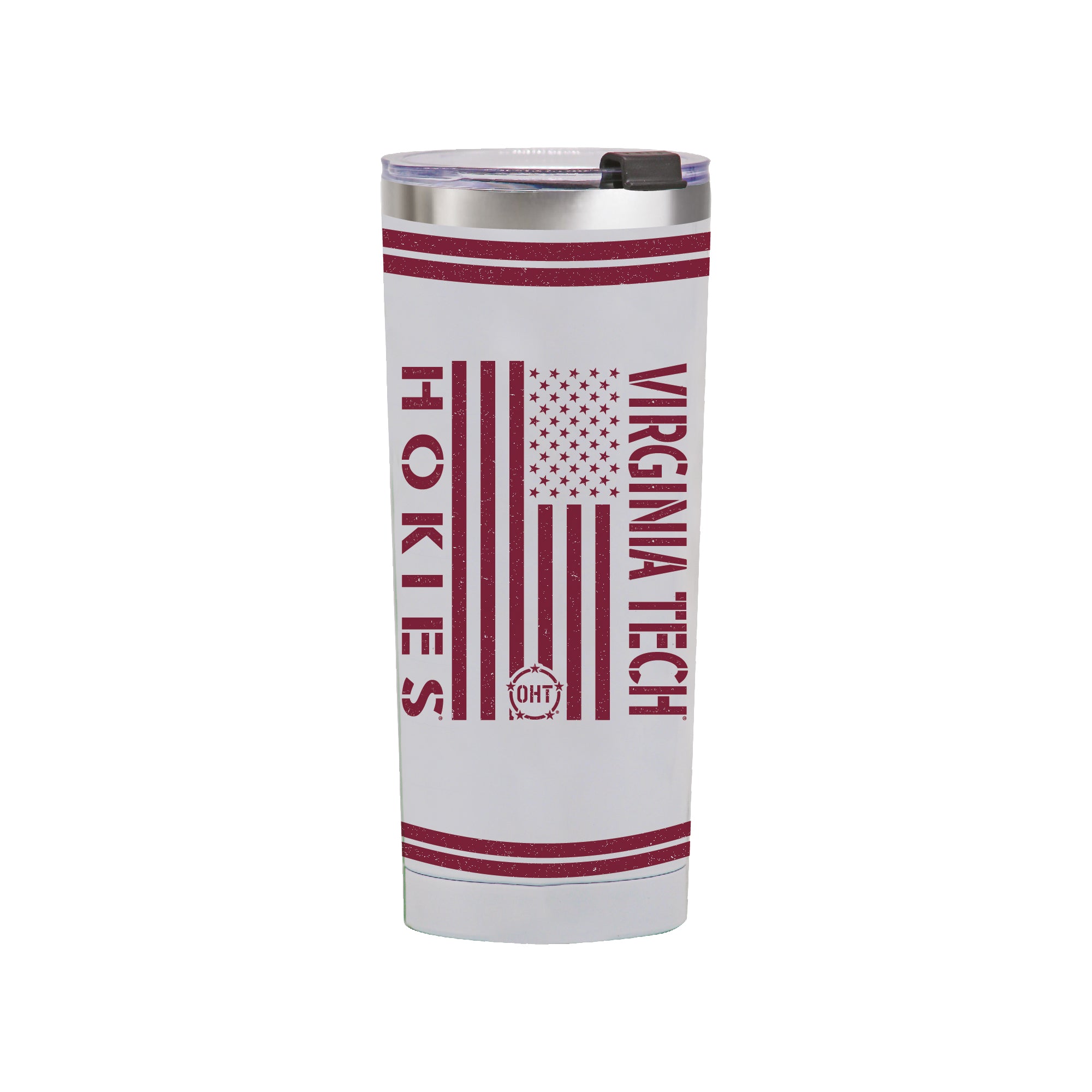 24oz Virginia Tech Hokies OHT TC Flag Tumbler