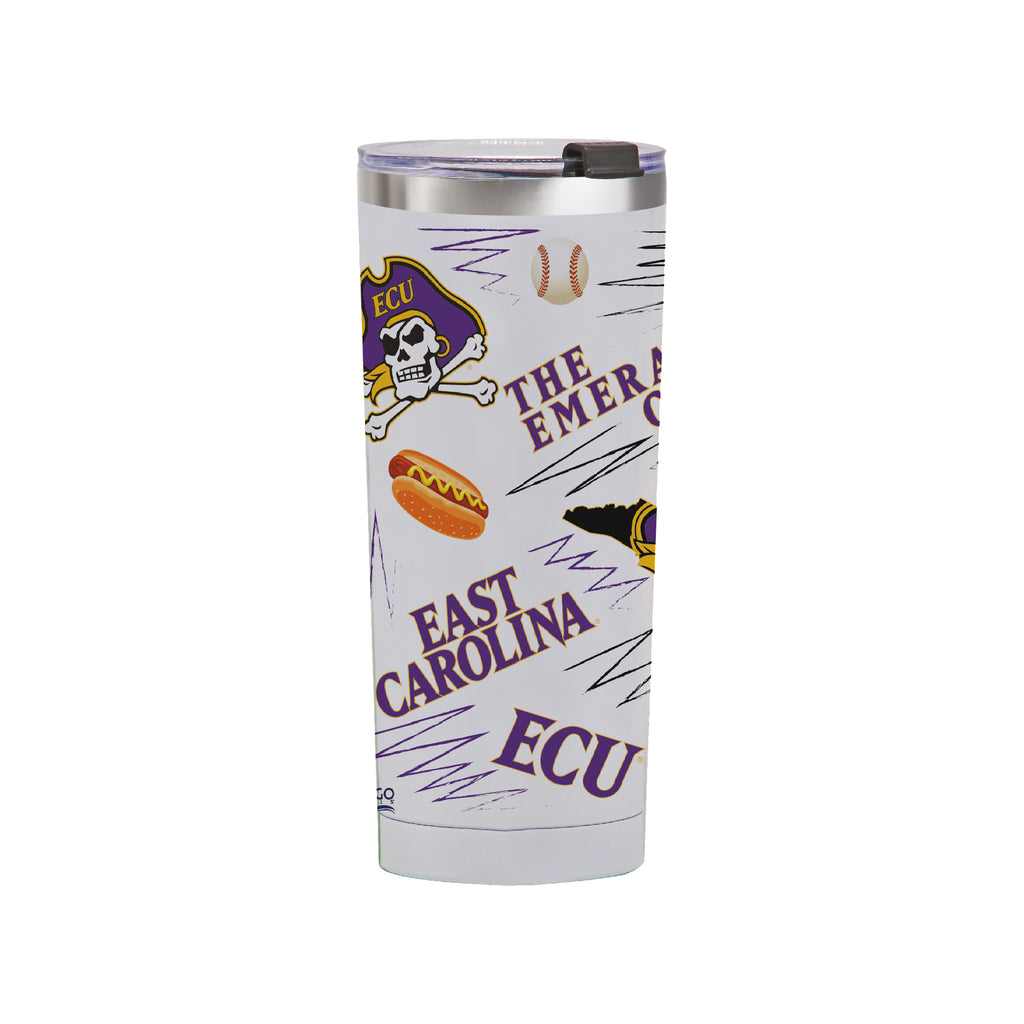 East Carolina Pirates 24oz Local Stainless Steel Tumbler