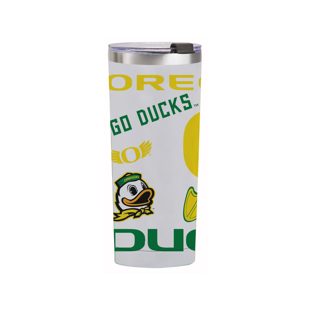 24oz Oregon Ducks Medley Stainless Steel Tumbler