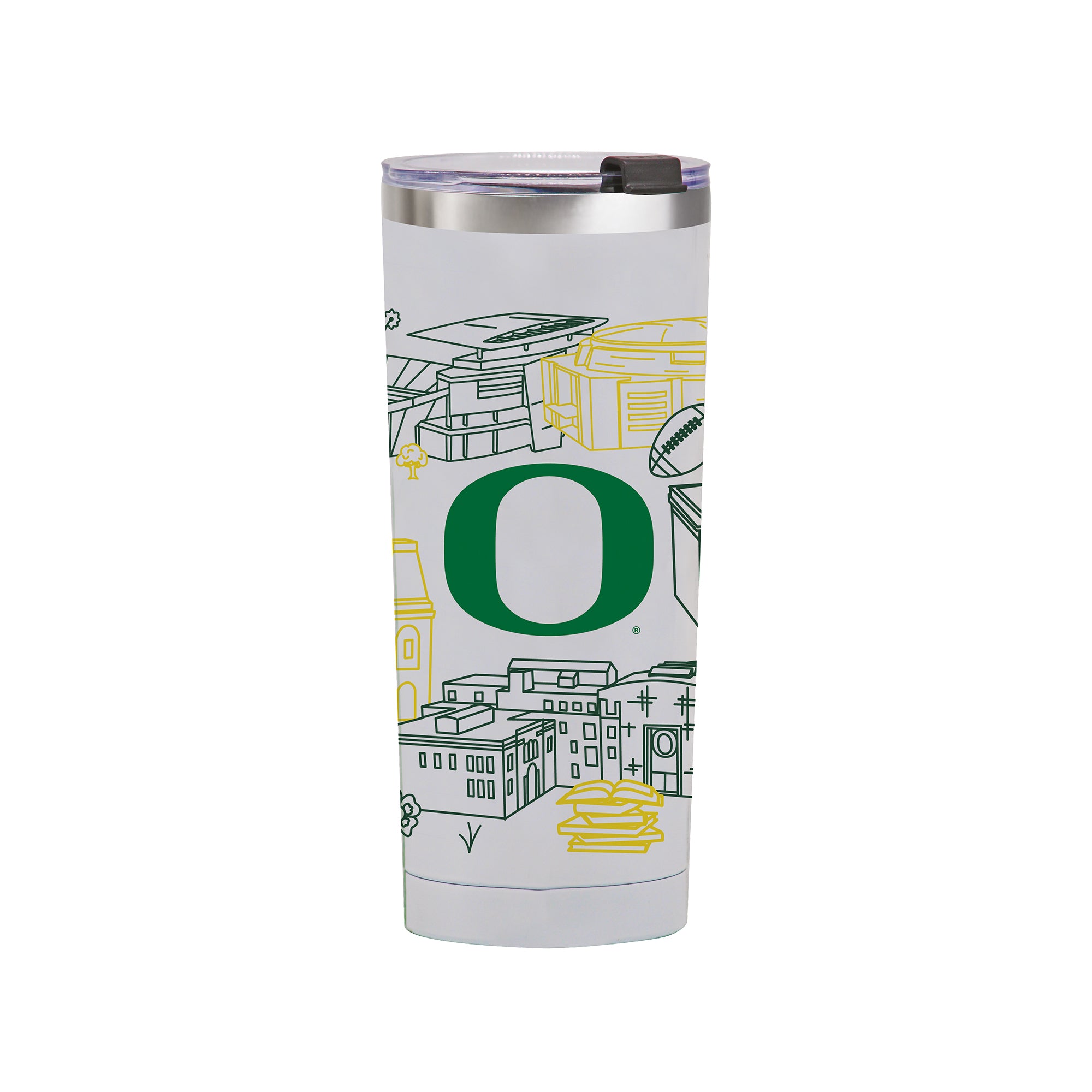 Oregon Ducks 24oz Campus Line Art Tumbler