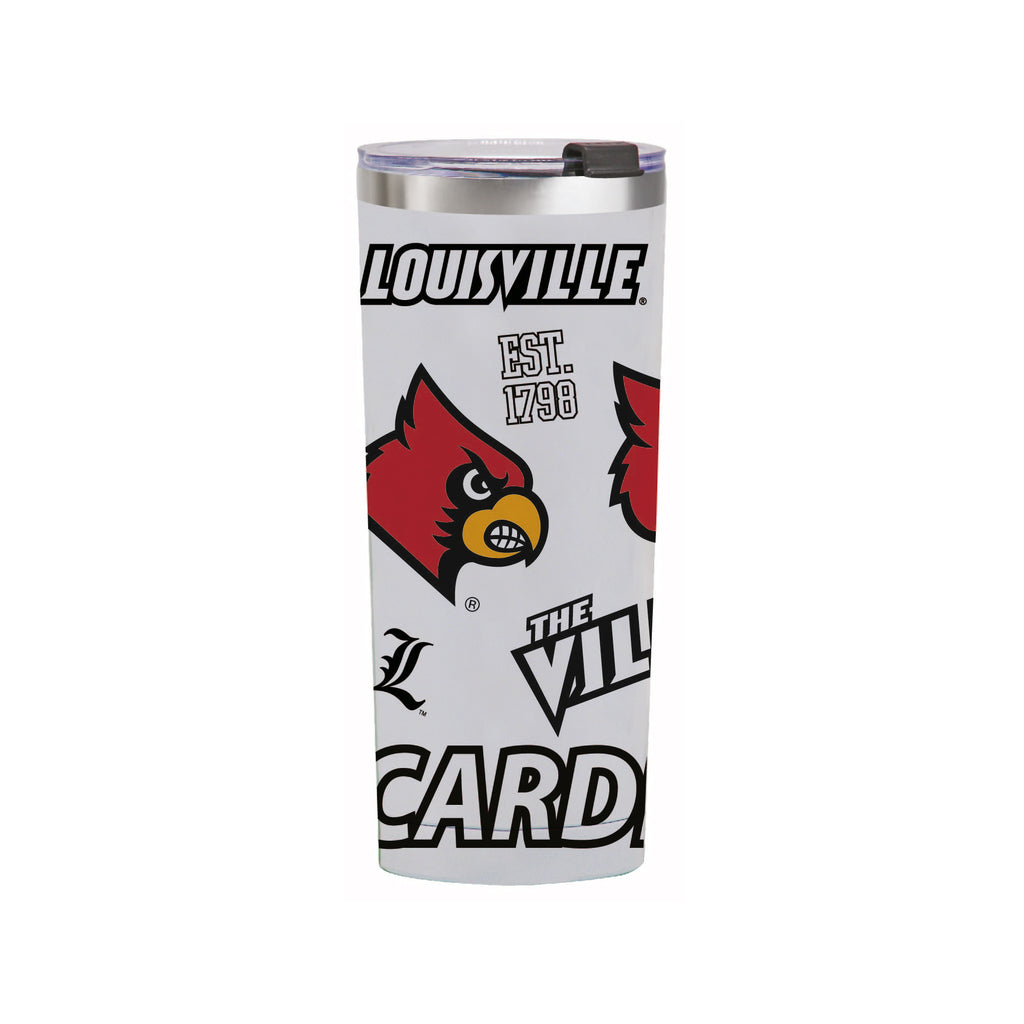 24oz Louisville Cardinals Medley Stainless Steel Tumbler