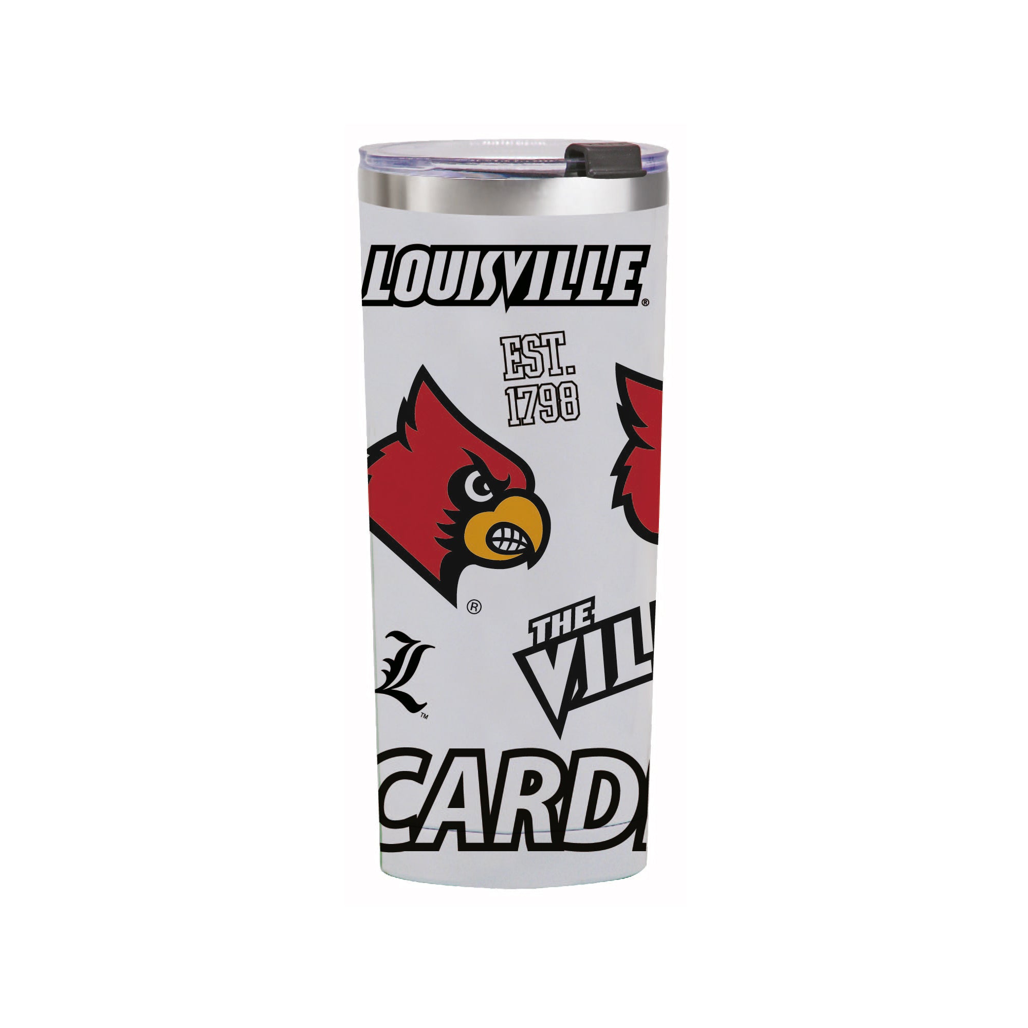 24oz Louisville Cardinals Medley Stainless Steel Tumbler