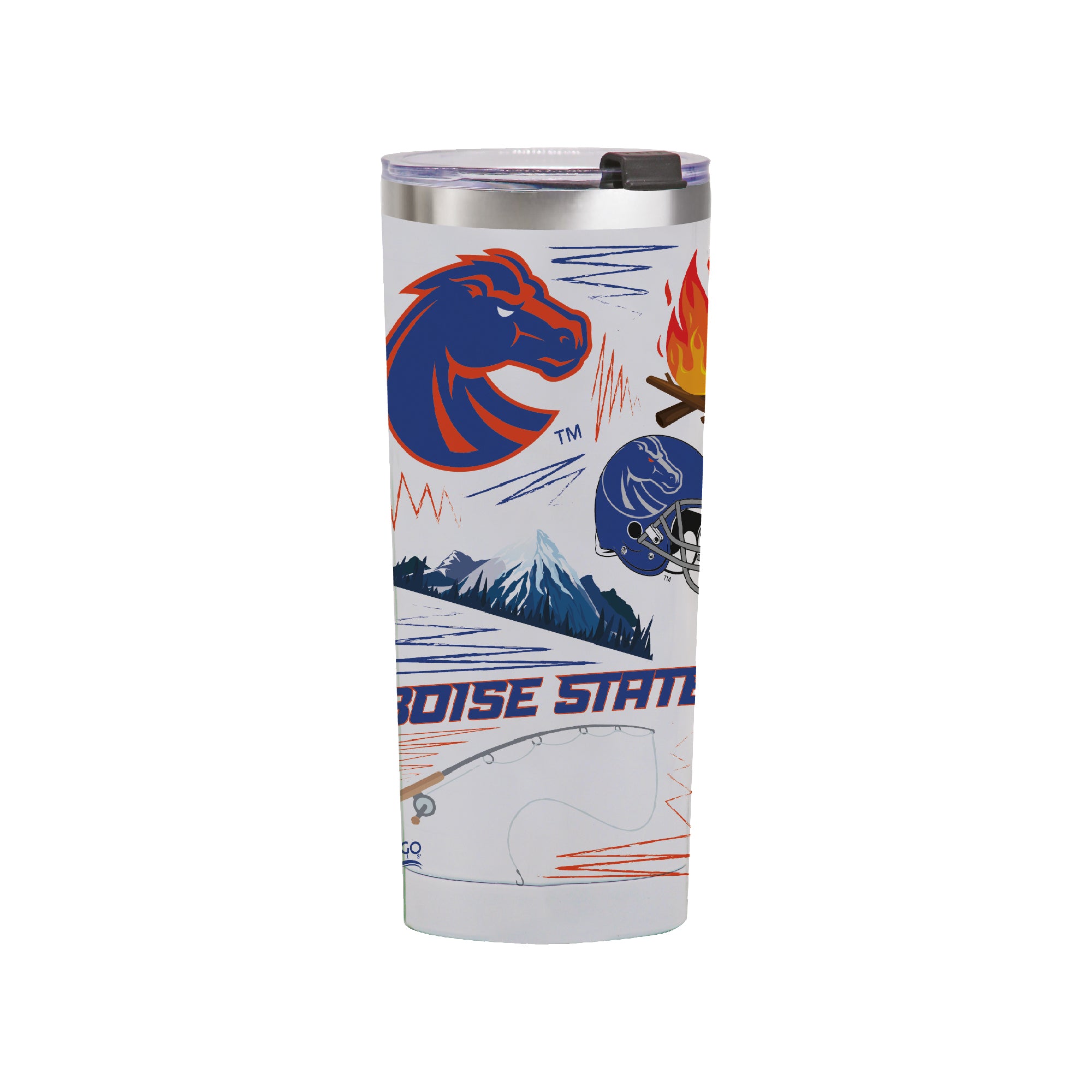 Boise State Broncos 24oz Local Stainless Steel Tumbler