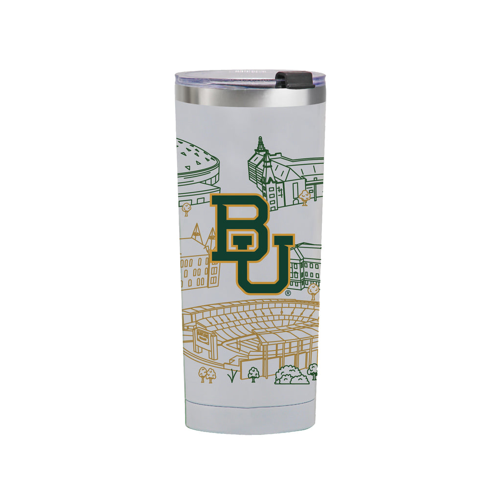 Baylor Bears 24oz Campus Line Art Tumbler