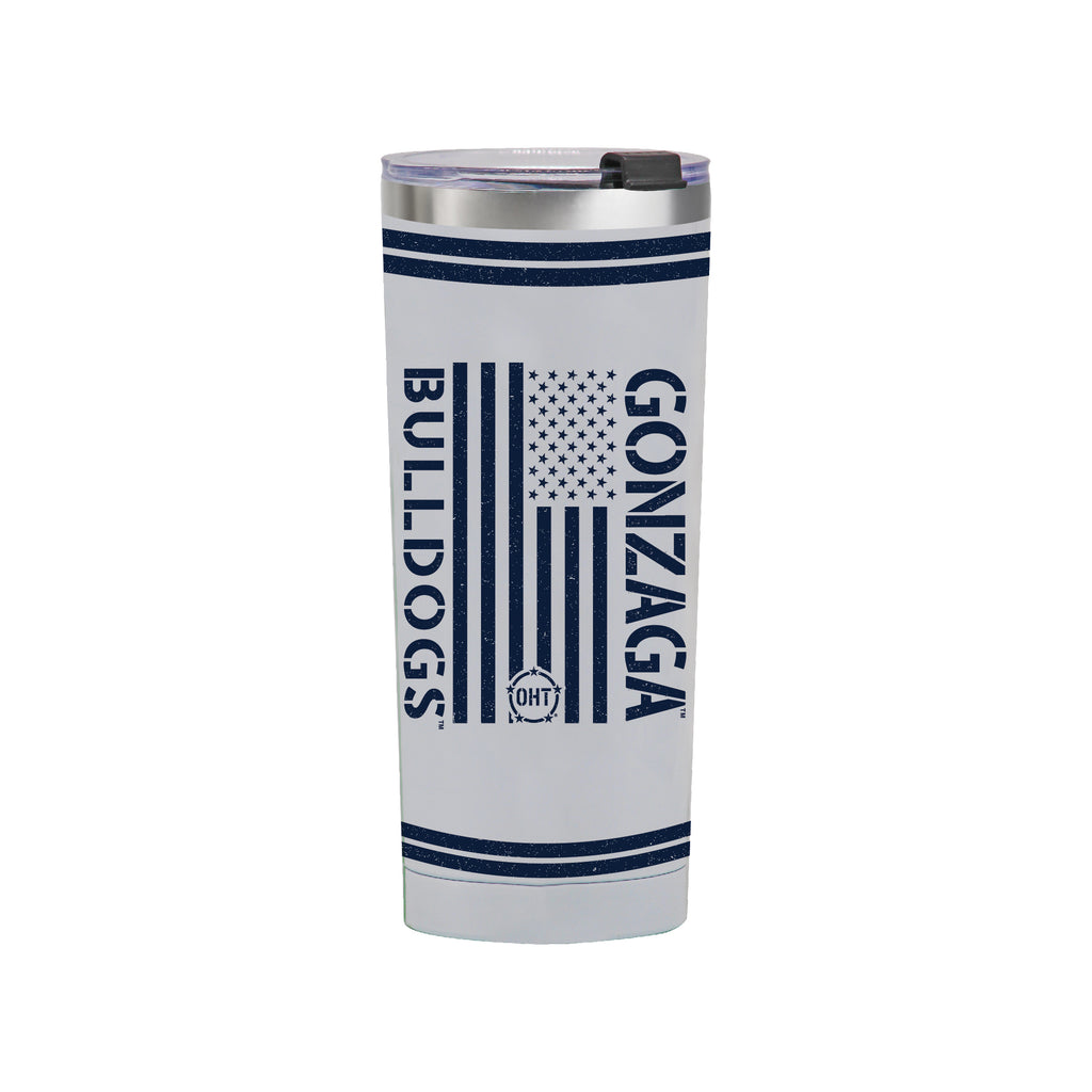 24oz Gonzaga Bulldogs OHT TC Flag Tumbler