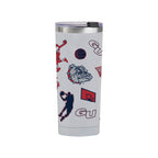 24oz Gonzaga Bulldogs Basketball Sketch Tumbler