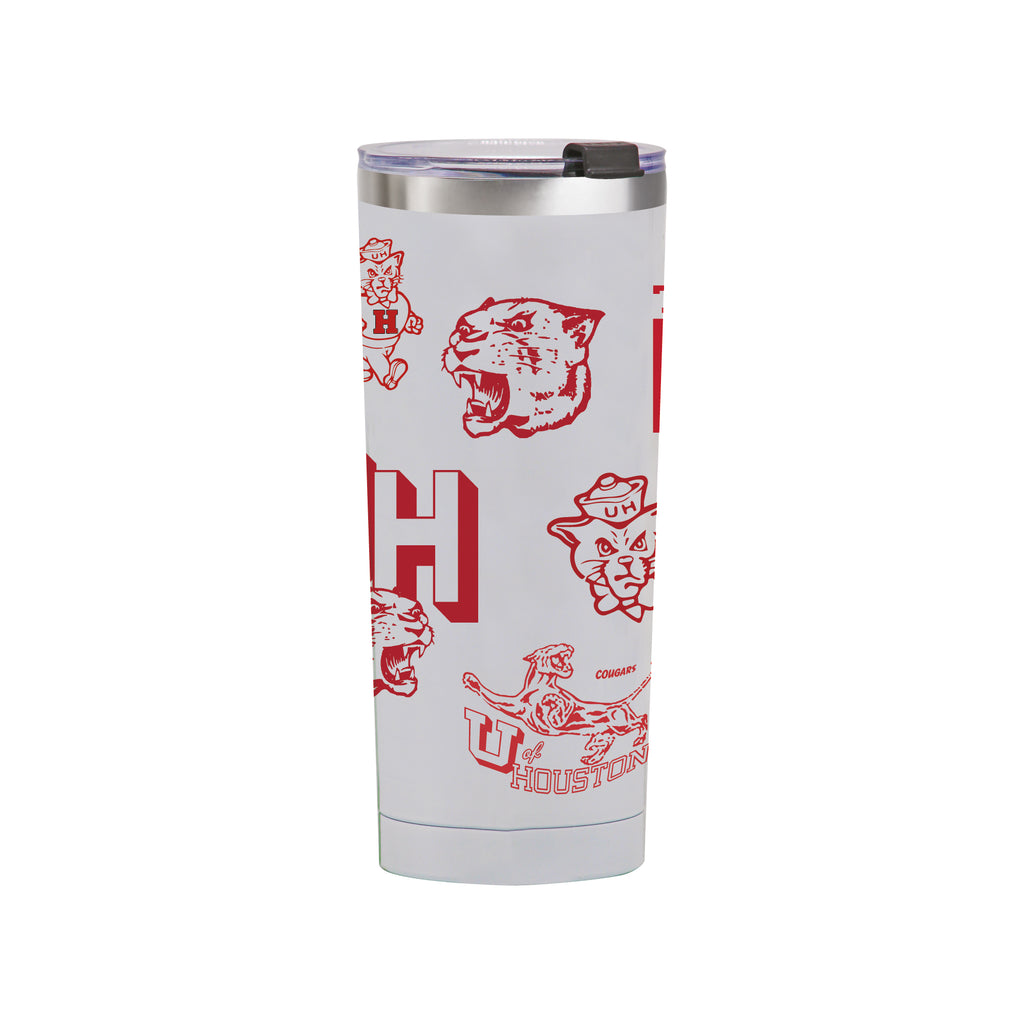 24oz Houston Cougars Medley Stainless Steel Tumbler