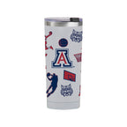 24oz Arizona Wildcats Basketball Sketch Tumbler