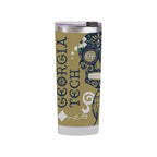 Georgia Tech Yellow Jackets 24oz Dia de los Muertos Tumbler