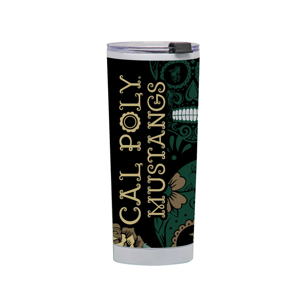 Cal Poly Mustangs 24oz Dia de los Muertos Tumbler