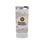 Western Michigan 24oz Campus Line Art Tumbler