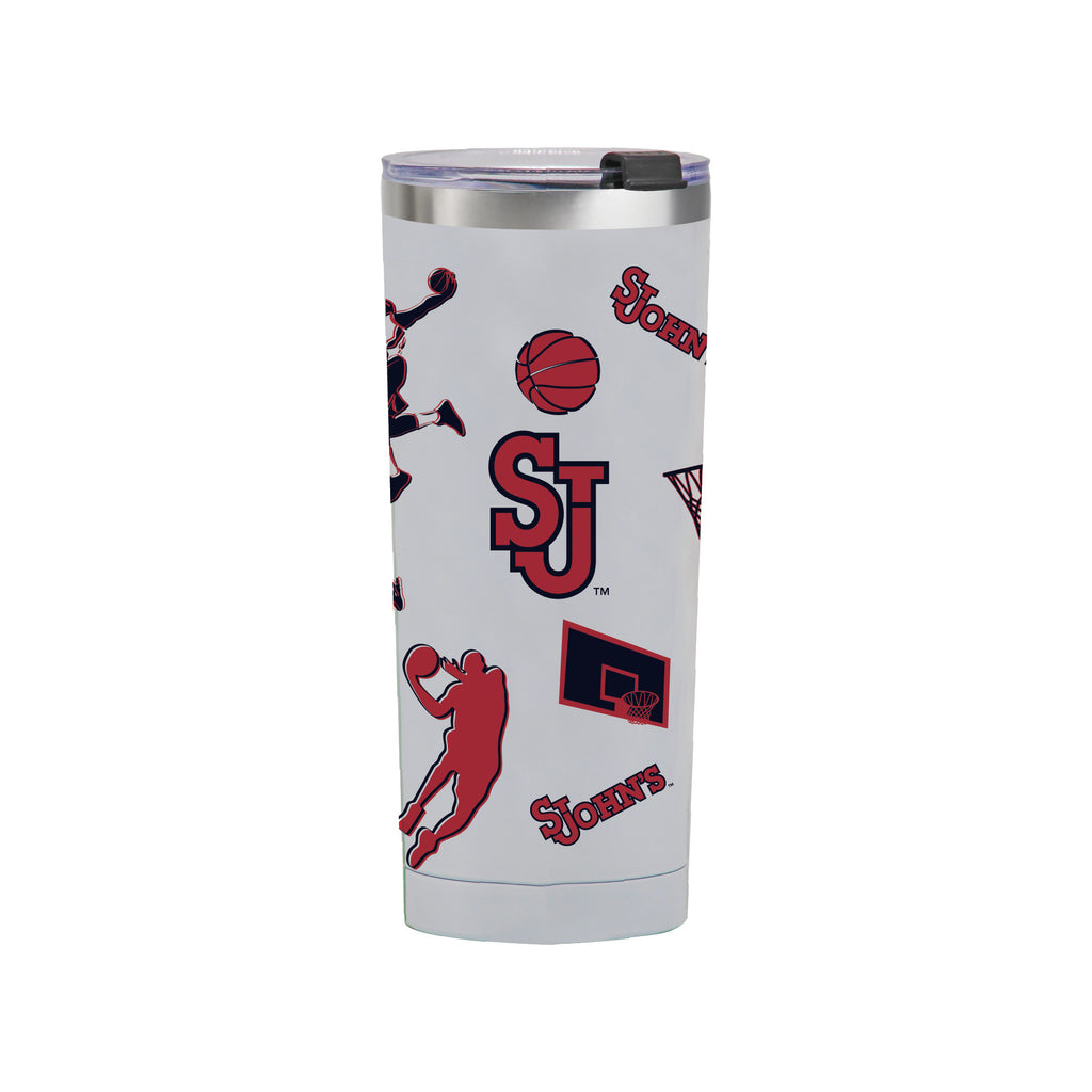 24oz St. Johns Basketball Sketch Tumbler