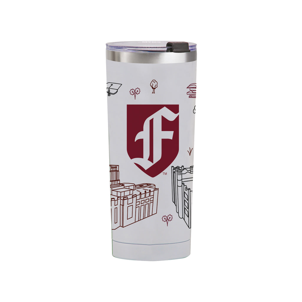 Fordham University 24oz Campus Line Art Tumbler