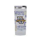 Marquette Golden Eagles 24oz Campus Line Art Tumbler