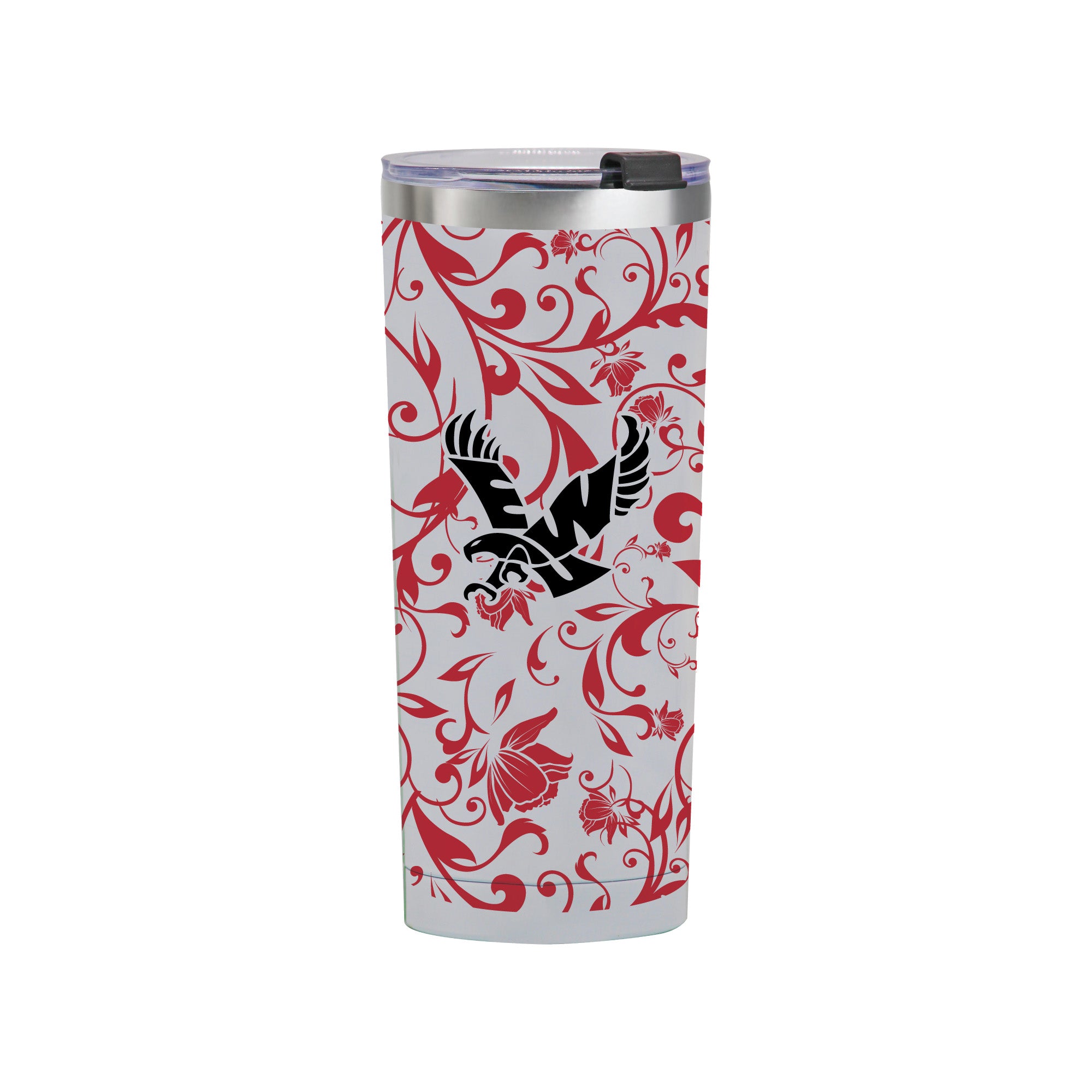 24oz Eastern Washington Eagles Floral Tumbler