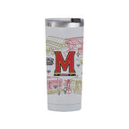 Maryland Terrapins 24oz Campus Line Art Tumbler