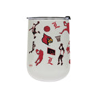 18oz Louisville Cardinals Basketball Sketch Stainless Tumbler