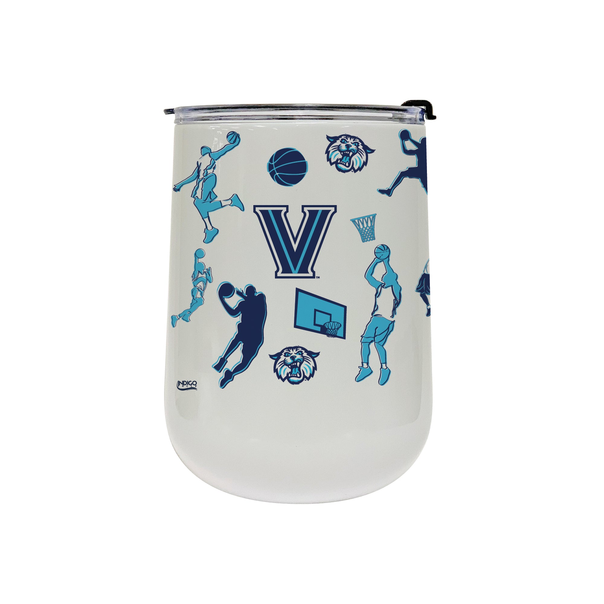 18oz Villanova Wildcats Basketball Sketch Stainless Tumbler
