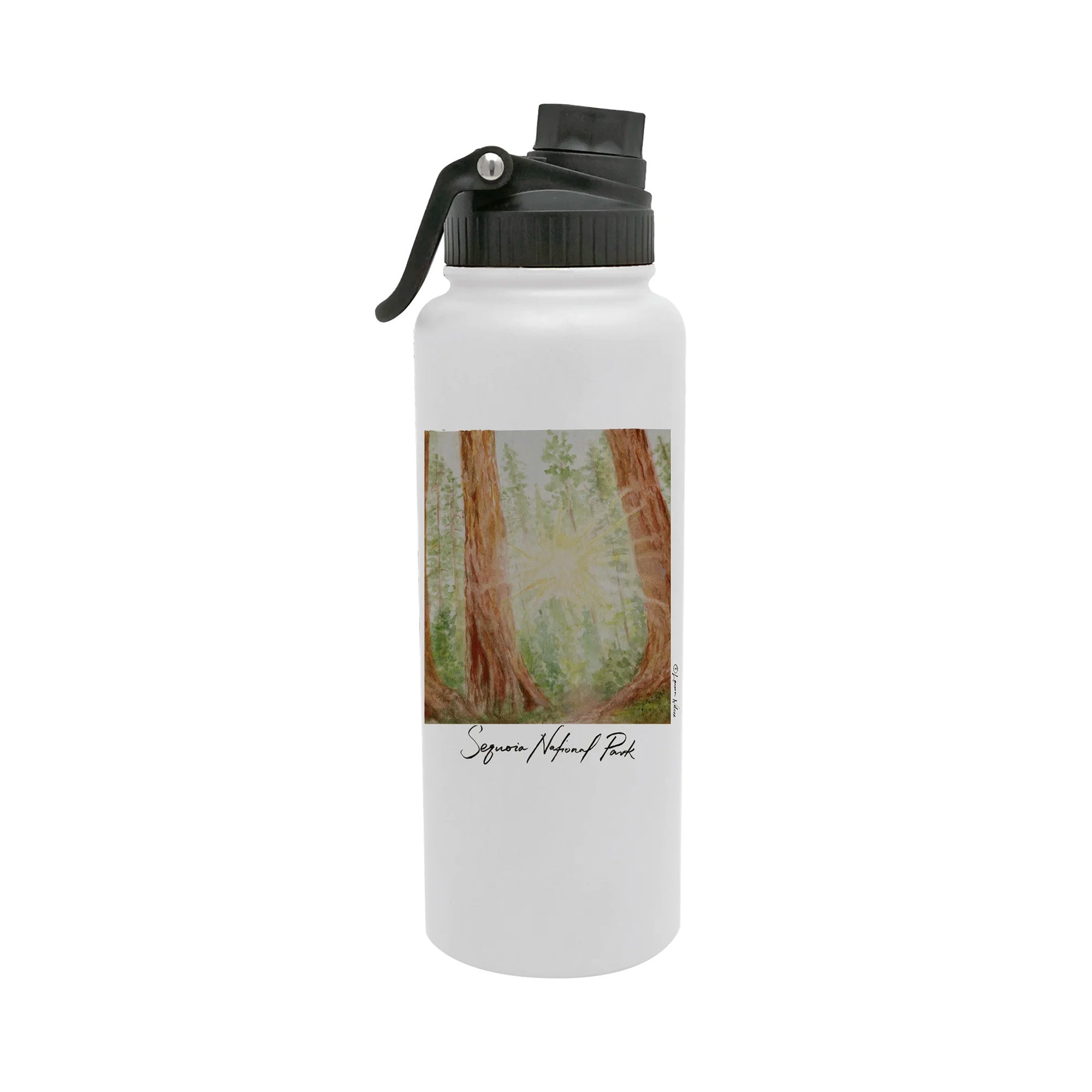 Sequoia National Park 34oz Aqua Bottle by Laura Wilcox