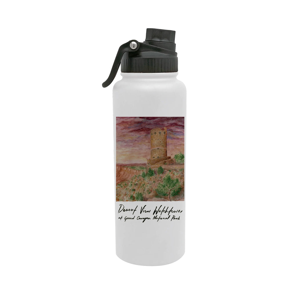 Grand Canyon National Park 34oz Aqua Bottle by Laura Wilcox