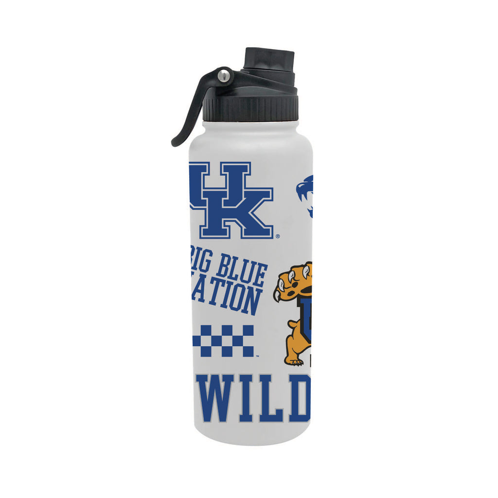 Kentucky Wildcats 34oz Stainless Steel Medley Aqua Bottle