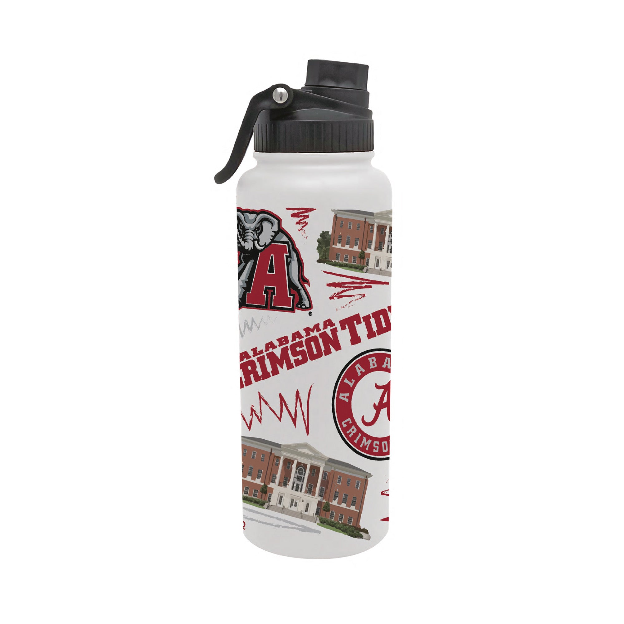 34oz Alabama Crimson Tide Local Aqua Bottle