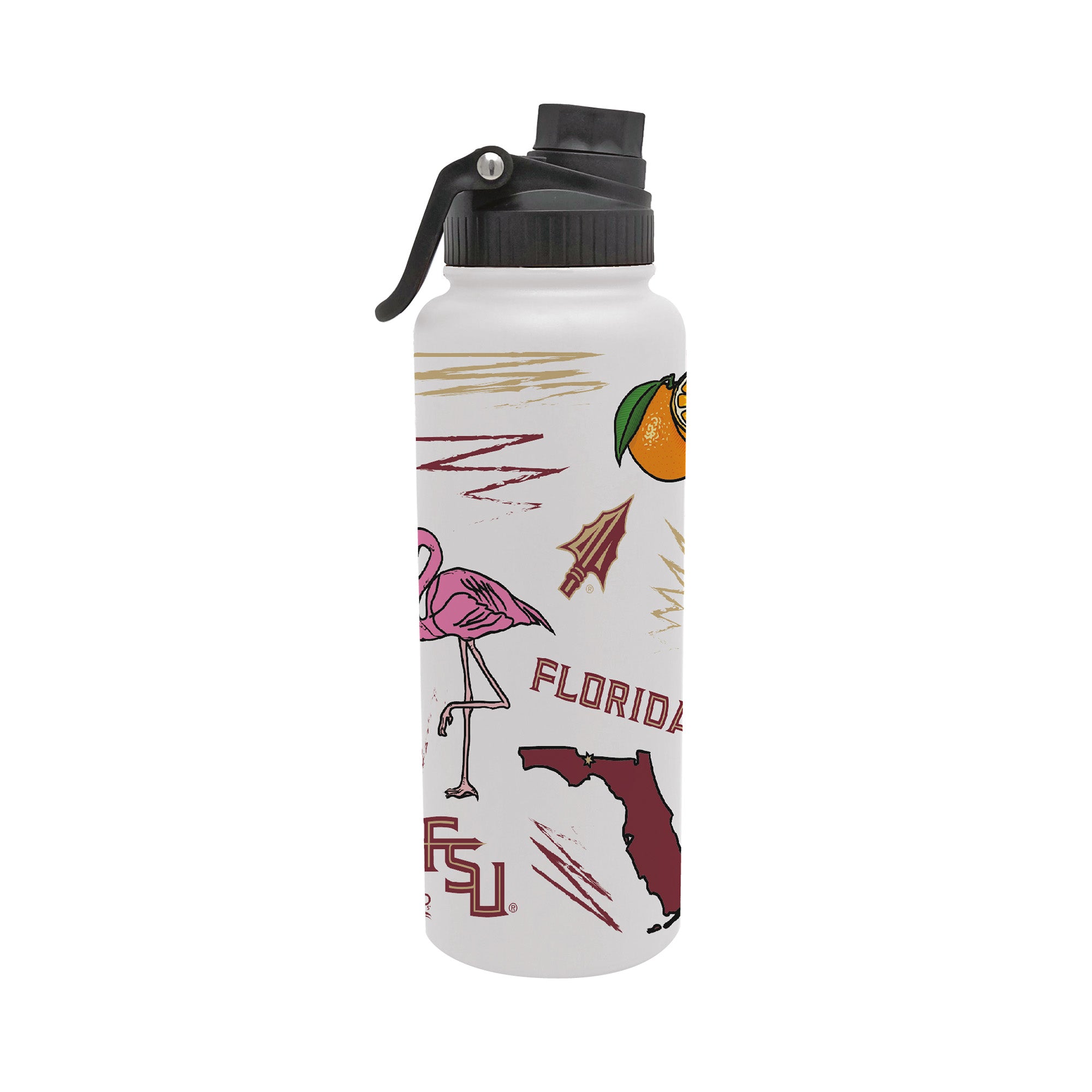 34oz Florida State Seminoles Local Aqua Bottle