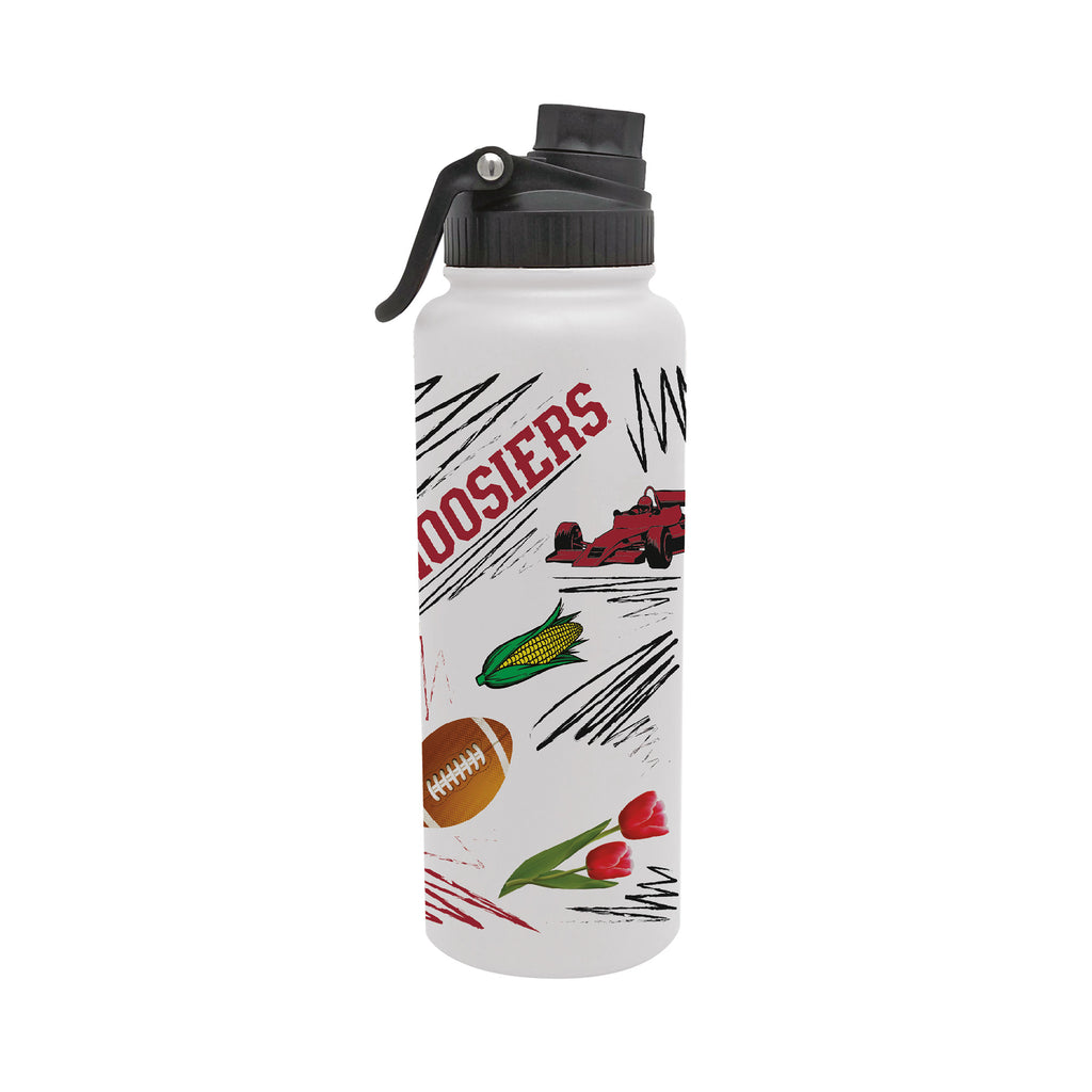 34oz Indiana Hoosiers Local Aqua Bottle