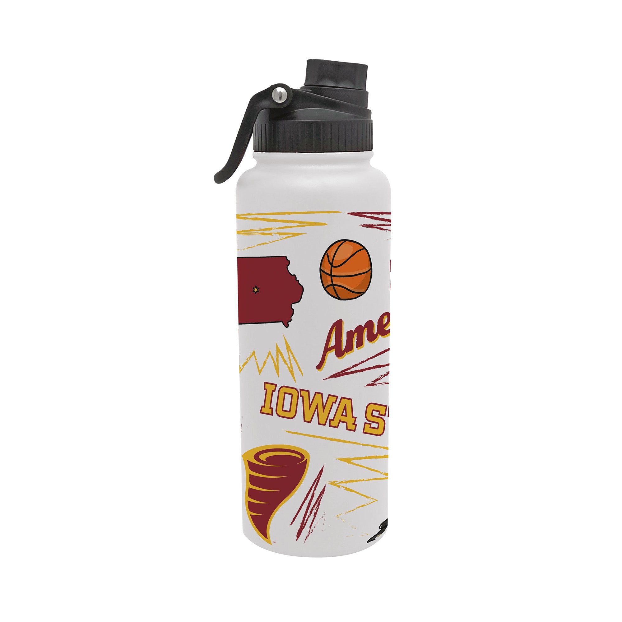 34oz Iowa State Cyclones Local Aqua Bottle