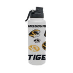 Missouri Tigers 34oz Stainless Steel Medley Aqua Bottle