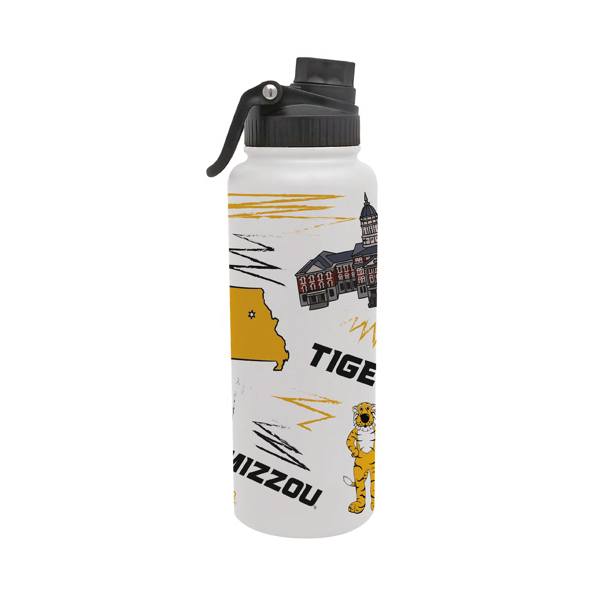 34oz Missouri Tigers Local Aqua Bottle