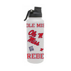 Ole Miss Rebels 34oz Stainless Steel Medley Aqua Bottle