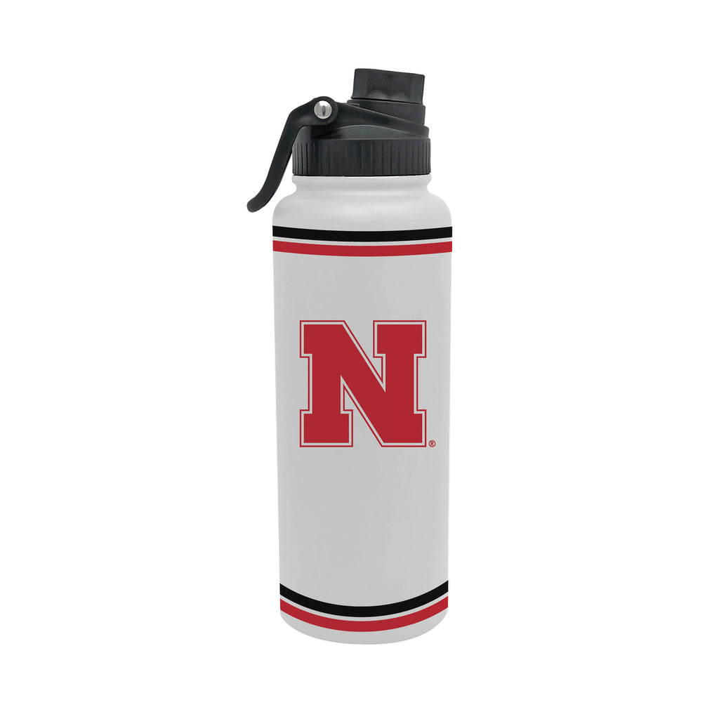 34oz Nebraska Cornhuskers Alumni Aqua Bottle